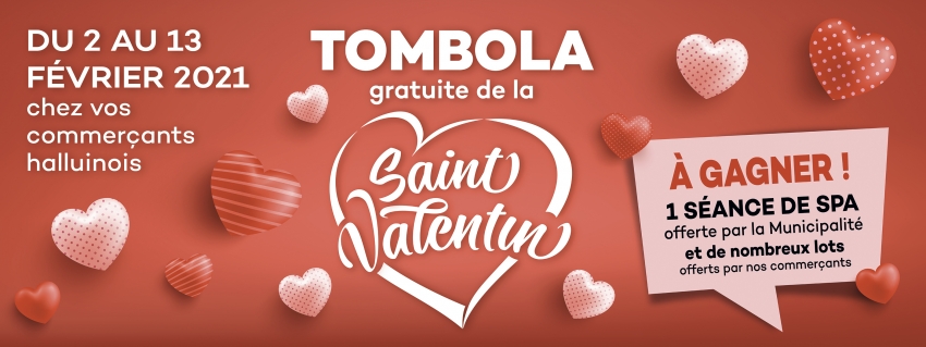 Tombola St Valentin Chez Nos Commercants Halluinois Ville D Halluin 59 Nord